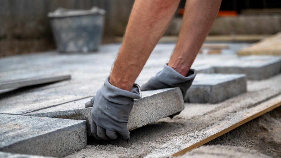 patio paver installation in east greenwich ri